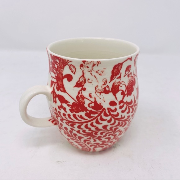 Anthropologie Homegrown Monogram Floral F Mug 14oz - Picture 2 of 6